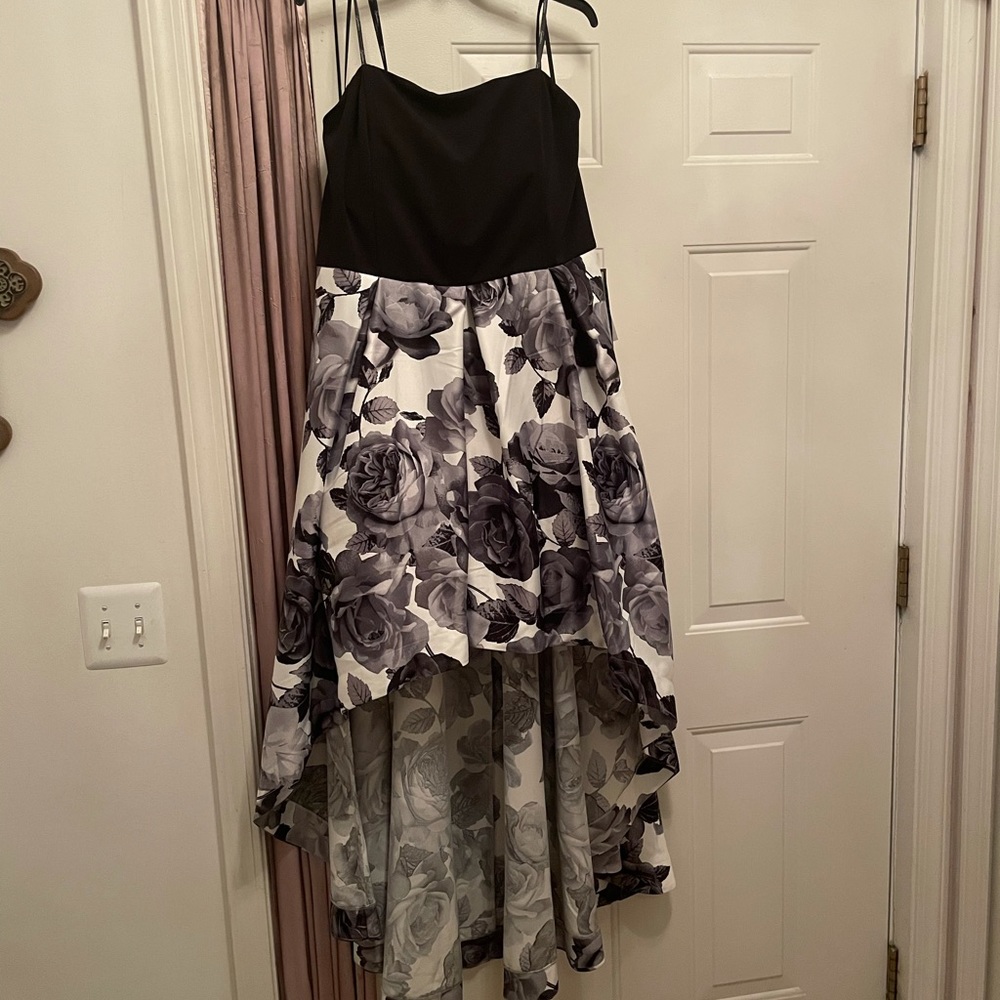 Beautiful hi low strapless dress
